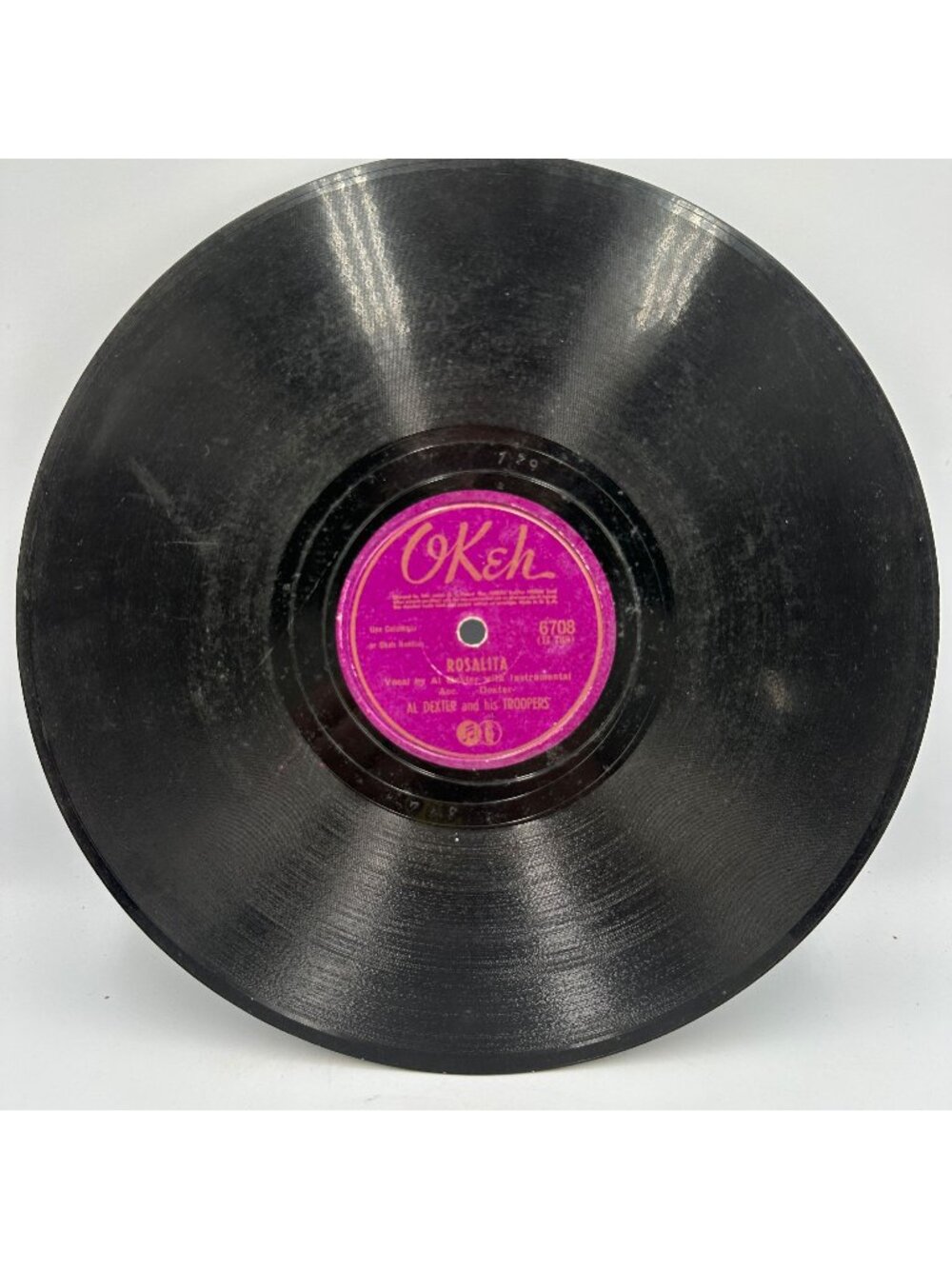 Al Dexter & His Troopers Rosalita / Pistol Packin Mama 78 RPM OKeh 6708 Country